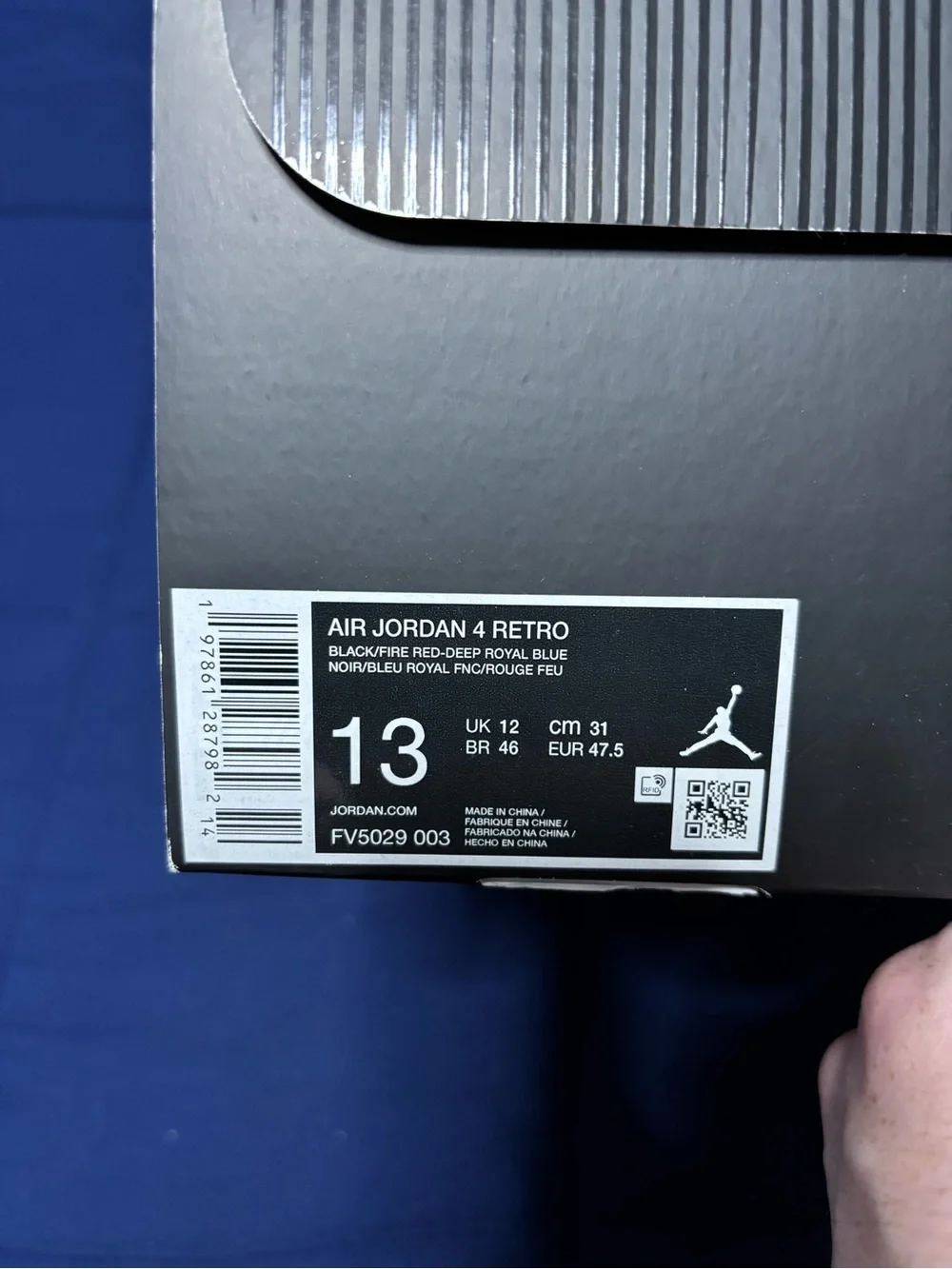 Jordan 4 Retro Rare Air - White Lettering 2025 Size 13